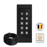 Entrya - ES4-KPB kit met zwart opbouw codeklavier - Codeklavieren