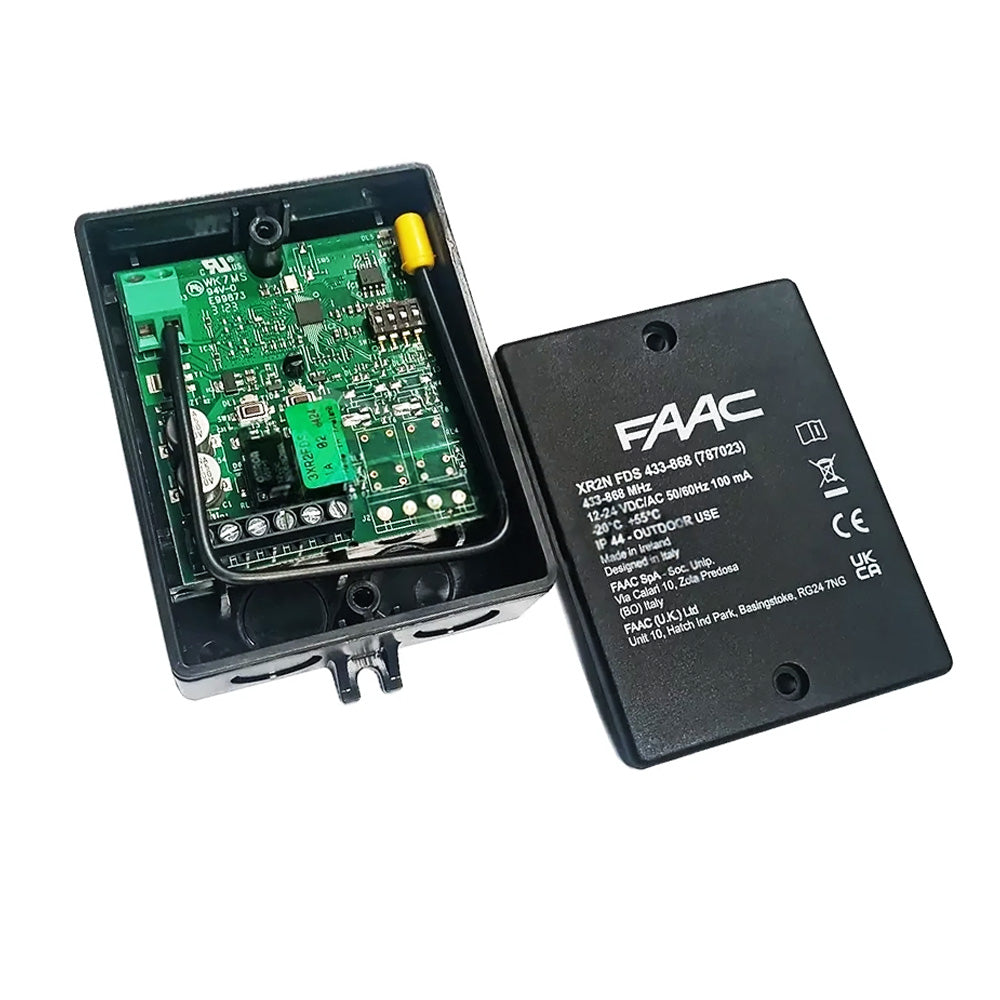 Faac R300 Faac XR2N FDS 433-868 Externe Ontvanger 2 kanalen 433 MHz - 868 MHz FDS ...
