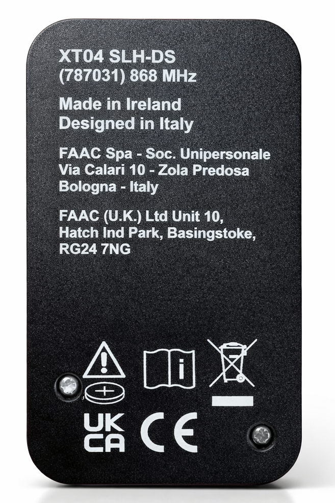 Faac - XTO4 SLH DS - Afstandsbediening
