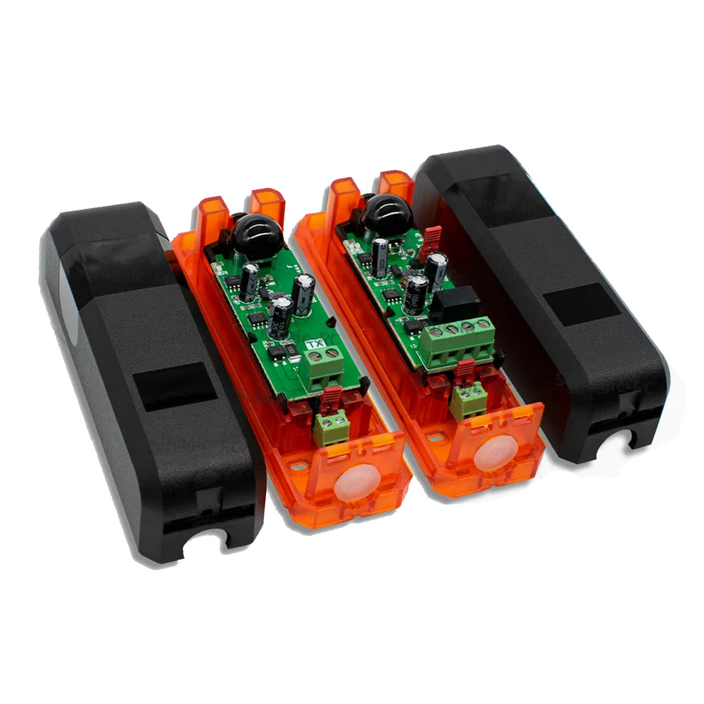 Zenderservice - Universele Fotocellen met Waarschuwingslicht – IP54 - Fotocellen