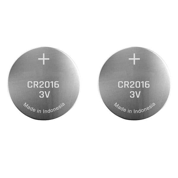 Zenderservice - Extra Batterie CR2016 3V (2 pièces) - Accessoires